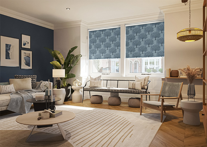 Classic Woodland, Monochrome - Twist&Fit Roller Blind - Image 7
